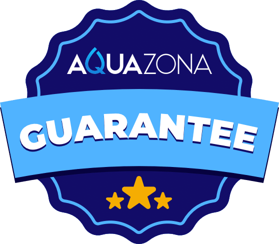 aquazona guarantee badge