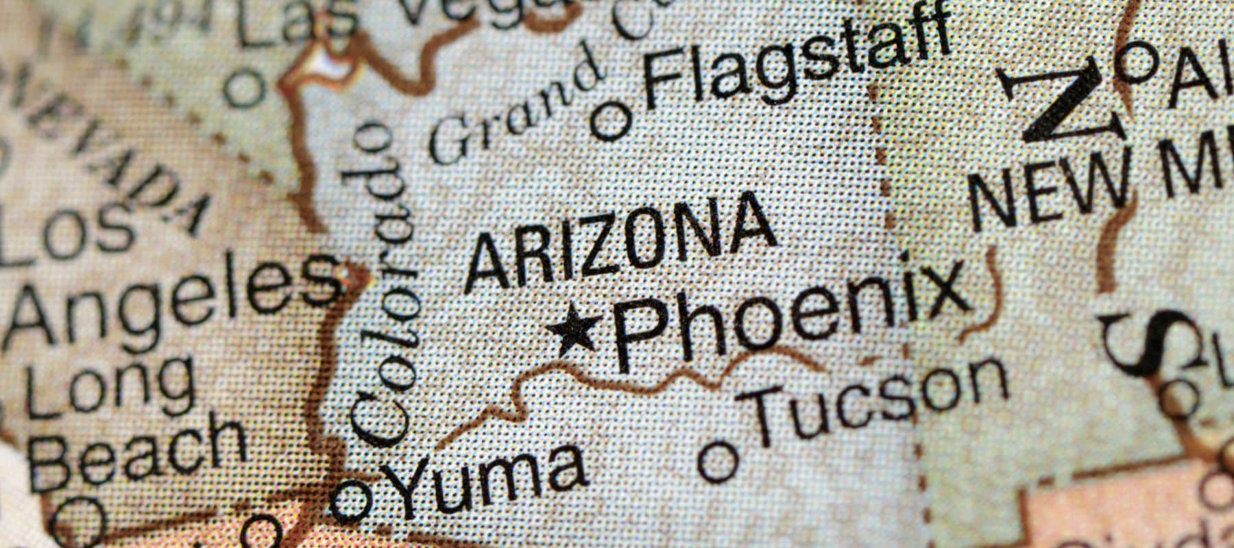 arizona service area map