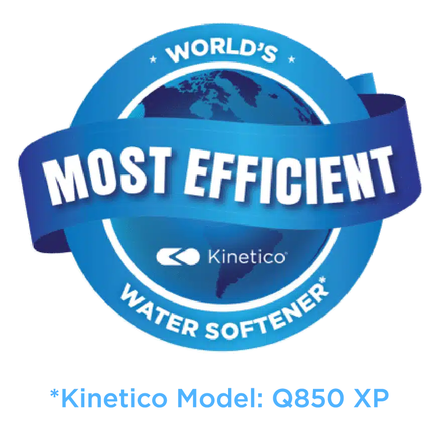 world's most efficient water softener kinetico badge